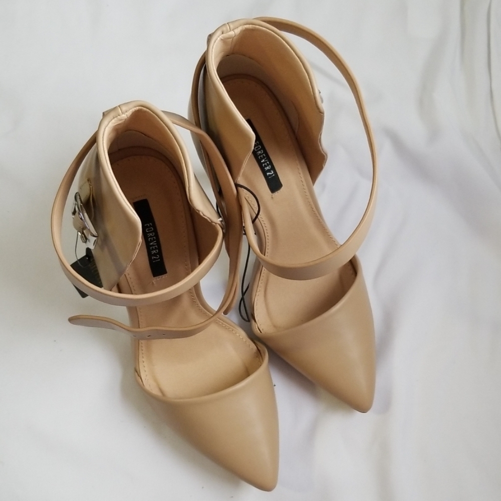 Forever 21 ankle strap heels